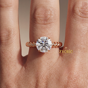 จี้เพชรเพาะเลี้ยงขนาด 1.92 กะรัต หรูหรา สร้อยคอทอง 14K 18K ได้รับการรับรองจาก IGI สร้อยคอเพชรเม็ดเดี่ยวสำหรับผู้หญิง - Product Image 6