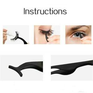 Herramienta Profesional de Acero Inoxidable para Aplicar Pestañas Postizas, Instrumento de Belleza para Extensión de Pestañas Japonesas, Herramienta de Precisión para Maquillaje - Product Image 2