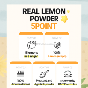 Premium Lemon Juice Powder 100g Food Grade Unsweetened Product Korean - Product Image 5