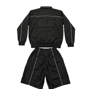 High Quality <b>Summer</b> <b>Men</b> Clothing Jogging Sportswear Sets Tracksuits Nylon Windbreaker Sets Windbreaker <b>Jacket</b> Short Set for <b>Men</b> - Product Image 4