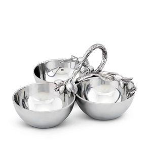 Tazón Ovalado de Acero Inoxidable de Diseño Artístico y Ecológico para el Hogar Moderno y Uso Alimentario, Artesanía Única, Acabado Pulido - Product Image 1