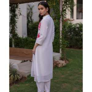 Ensemble Kurta Jazzy White XS - Product Image 1