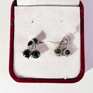 Pendientes de Diseño con Diamantes de Moissanita Negra, Plata de Ley 925, Clásicos, Personalizados para Mujer y Otras Joyas de Diamantes - Product Image 2