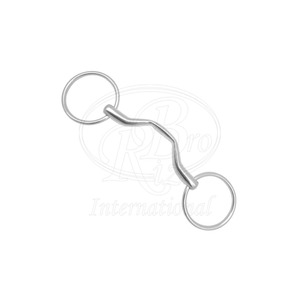 KK Correction Brida de Anillas Sueltas de Acero Inoxidable de 5.5 Pulgadas para Equitación Inglesa - Product Image 1