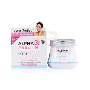 Exfoliante de colágeno Alpha 3 plus Arbutin 75g producto de Tailandia - Product Image 2