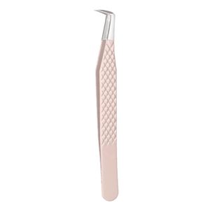 High Quality <b>Individual</b> Stainless Steel Eyelash Extensions Tweezers Silver Eyebrow Extension <b>Lash</b> with Pointed Tip - Product Image 2