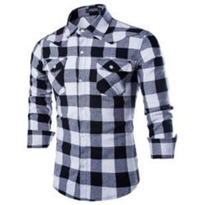 Full Sleeve Stand Collar Autumn Custom Color Oversized Heavy Cotton <b>Flannel</b> Plaid <b>Mens</b> Shirt <b>Jacket</b> Casual <b>Mens</b> <b>Flannel</b> Shirts - Product Image 1