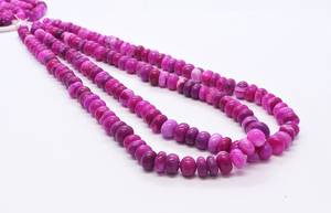 ลูกปัดโอปอลสีชมพูร้อนแรง AAA รูปทรงกลมเรียบ ขนาด 8-9 มม. ลูกปัดพลอยโอปอลสีชมพูเข้ม 16 นิ้ว โอปอลสีชมพูธรรมชาติทรงกลมเรียบ - Product Image 5