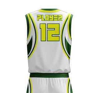 Maillot de basket-ball personnalisé 2026 de haute qualité, sublimation, tendance, 100 % polyester respirant - Product Image 6