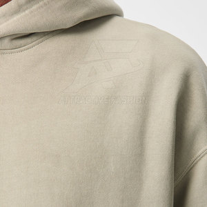 Hoodies basiques pour hommes à manches longues, coupe ample, faible MOQ, prix de gros, respirants, en stock. - Product Image 5