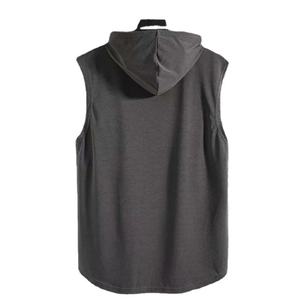 Men's Winter Sleeveless <b>Workout</b> <b>Hoodie</b>-Stretchable Comfortable for Fitness Bodybuilding Gym Sleeveless <b>Hoodie</b> - Product Image 5