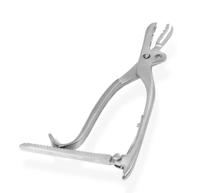 Pinzas de sujeción ósea manuales de alta calidad para cirugía ortopédica, de acero inoxidable con acabado mate, certificadas CE, de alta calidad quirúrgica. - Product Image 2