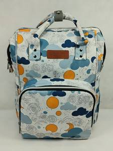 Mochila de Viaje Estampada de Gran Capacidad para Mujer, Mochila Casual con Múltiples Compartimentos, Bolsillo Frontal, Asa Superior y Correa Ajustable - Product Image 1
