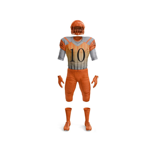 Ensemble d'uniformes de football américain tendance, nouvelle collection, taille personnalisée, design logo, vêtements de sécurité rembourrés pour équipes - Product Image 1