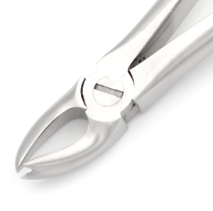 # Forceps d'extraction 90° pour molaires supérieures gauche, à dents lisses et croisées, instrument d'extraction dentaire avec poignée légère - Product Image 2