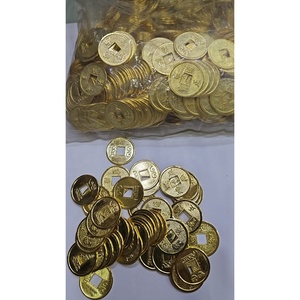 Monedas Chinas de la Fortuna al por Mayor, Monedas Doradas de Feng Shui, Monedas Metálicas para la Buena Suerte y Energía Positiva, Decoración para el Año Nuevo Chino y Festividades - Product Image 1