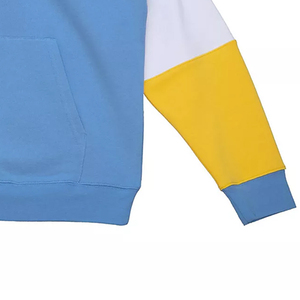 Polyester Cotton French Terry Men's Lined Windproof Pullover <b>Hoodies</b> <b>Plain</b> Soft Sororities Embroidered Logo Solid Pattern - Product Image 5