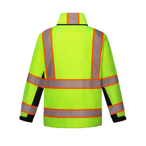 Professional Hi Vis Reflective Men's Work <b>Jacket</b> Waterproof and Windproof Industrial Safety <b>Jacket</b> with Custom Logo - Product Image 2