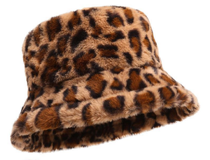 Chapeau bob en fausse fourrure imprimé léopard, chaud et réglable, en peluche, pour l'hiver, les voyages et les activités de plein air - Product Image 2