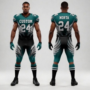 Pro Performance Sublimated Football Uniform Ensemble with Moisture Control and Custom Design Options - Product Image 1