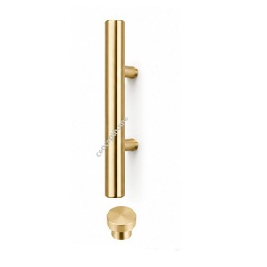 Brass Cabinet Handle with Cylindrical Knob for Storage and Closet Furniture Hardware Durable Design - Product Image 1