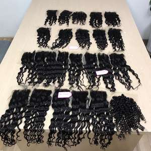 Extensiones de cabello Remy vietnamita recto de hueso alineado con cutícula Paquetes de cabello virgen trenzado de ondas naturales crudas - Product Image 6