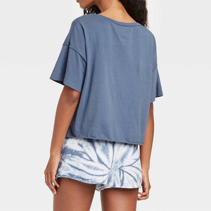 Ensemble T-shirt et Short Femme – Tenue d'Été Décontractée Moderne – Haut à Manches Courtes et Short Ample – Idéal pour le Quotidien – Ensemble OEM 2026 - Product Image 2