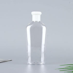 Cylinder Plastic Wholesale Empty <b>200ml</b> Flip Top Cap Skin Care Serum Shampoo Transparent Squeeze <b>Bottle</b> - Product Image 4