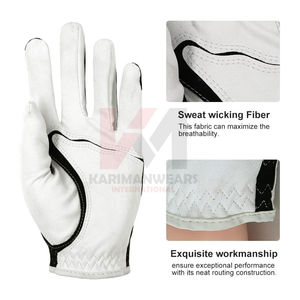 Guantes de Golf de Silicona con Cuero Cabretta, Logotipo Personalizado, Agarre Profesional, Sensación Suave, Equipo de Entrenamiento de Golf, Directo de Fábrica - Product Image 5