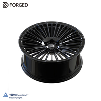 Nouvelles jantes forgées GUDE de dix mille tonnes pour Mercedes Audi, jantes en alliage d'aluminium personnalisées de 17 à 23 pouces, finition noire 20 mm/25 mm