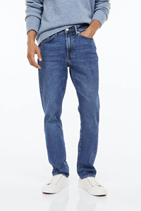 Jeans de Mezclilla Vintage de Alto Rendimiento Hechos a Medida para Hombre, Corte Boyfriend, Cintura Media, Desgastados, Color Claro para Verano - Product Image 2