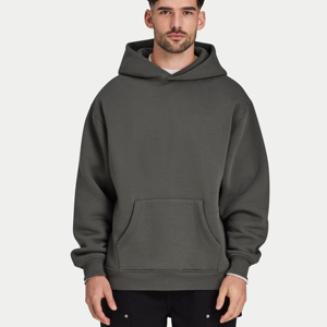 Conjunto de Sudadera con Capucha Oversize para Hombre, de Algodón Grueso, Felpa Francesa, con Estampado de Pedrería, Estilo Hip Hop Urbano, Tejido por Fabricante - Product Image 3