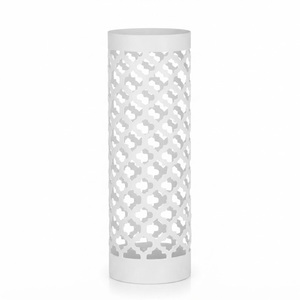 Modern Gold Metal <b>Umbrella</b> <b>Stand</b> For Entryway With Drip Tray Anti-Rust Iron <b>Umbrella</b> Holder Rack Geometric Hollowed-Out Decor - Product Image 6