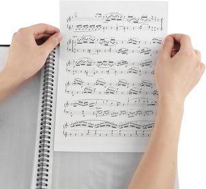 Carpeta Portafolio de 60 Bolsillos con Fundas de Plástico, Libro de Presentación, Carpeta de Archivos de 120 Páginas para Obras de Arte, Partituras y Documentos - Product Image 4