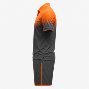 4. Uniforme de tenis elegante para hombre, material que absorbe la humedad, diseño moderno para rendimiento en la cancha y ropa deportiva activa. - Product Image 4