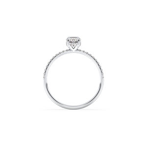 REYES Custom IGI Certificate HTHP CVD Lab Grown Diamond Engagement Rings Solid 14K Gold Wedding Gift Fine Jewelry For Women - Product Image 5