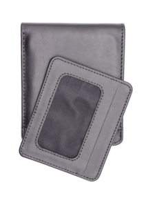 Genuine Leather Card Holder For Men Slim Pocket <b>Wallet</b> Handmade Leather Card Case With Flap Closure And Compact Design - Product Image 5