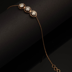 Pulsera de Oro Chapado con Diamantes Cultivados en Laboratorio de 2.13 CTW, Corte Pera y Marquesa, Certificados IGI, Joyería Elegante y Delicada para Mujer, Atemporal - Product Image 1
