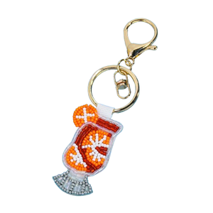 Abalorio de sandía con cuentas, Abalorio de fruta hecho a mano, Joyería de cuentas de semillas, Accesorios de verano - Product Image 4