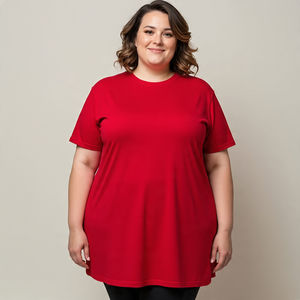 T-shirts longs oversize pour femmes, séchage rapide, 100% coton, t-shirts à manches longues oversize pour femmes, été - Product Image 4