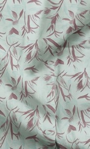 Men's Light Blue Floral Printed Casual Shirt Full Sleeve Turn-<b>down</b> Collar Breathable Cotton Summer Style Regular Fit - Product Image 4