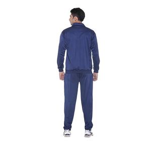 Ensemble de survêtement de jogging en polyester 100% pour hommes, coupe ajustée, veste à fermeture éclair deux pièces écologique, pantalon, logo personnalisé, broderie, maternité - Product Image 3