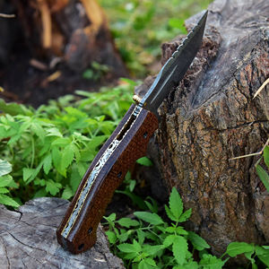 Couteau de survie personnalisable avec lame en acier inoxydable/acier au carbone pour le camping et les camionneurs - Prise en charge OEM, conception multifonctionnelle - Product Image 5