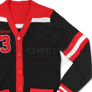 custom sorority delta <b>cardigan</b> DST women's <b>sweater</b> Embroidered Red DST acrylic Knit <b>Cardigan</b> <b>Sweater</b> College Varsity <b>cardigan</b> - Product Image 4