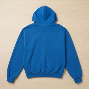 เสื้อฮู้ดฟลีซหนานุ่มแบบซิปเต็มตัว ทรงโอเวอร์ไซส์ ไหล่ตก สไตล์สตรีทแวร์ - Product Image 2