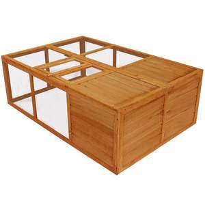 Cage à animaux pliable en bois pour l'extérieur - Product Image 1