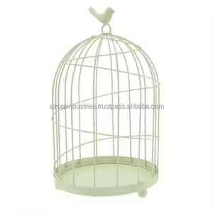 Nuevo diseño, venta de jaulas de pájaros decorativas de alambre de Metal para decoración de jardín de boda personalizada - Product Image 3