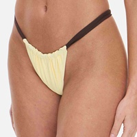Snel drogende badkleding Uniek design strandkleding Bikiniset Effen patronen Ademend Tweedelig dames bikini set Antibacteriële set