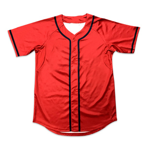 Custom Blank Baseball Uniform Multicolor Men's Baseball Jersey Digital Print Button-Front Athletic Sports Jersey Baseball - Product Image 2