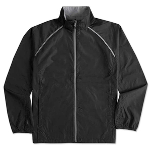 Vente directe, nouvelle conception, veste coupe-vent pour homme, vente flash, prix bas, veste coupe-vent pour homme en couleur unie, haute qualité - Product Image 2